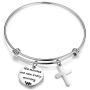 WUSUANED Lamentations 3:23 Scripture Bracelet His Mercies are New Every Morning Christian Jewelry