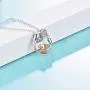 AOBOCO Elephant Jewelry Gifts for Women Sterling Silver Elephant Family Necklace for Mom Daughter Wife Grandma