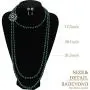 BABEYOND 1920s Gatsby Pearl Necklace Vintage Bridal Pearl Necklace Earrings Jewelry Set Multilayer Imitation Pearl Necklace with Brooch