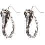 Tiande Vintage Cobra Dangle Earrings Personalized Animal Snake Hook Earrings for Women Girls Punk Gothic Ear Jewelry