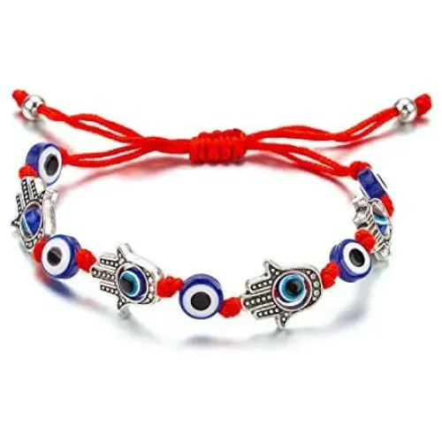 kelistom Kabbalah Multi Evil Eye Hamsa Hand Red String Bracelet for Protection and Luck, Handmade String Bracelets for Women Men Teens, 1/2 PCS/Pack kelistom Kabbalah Multi Evil Eye Hamsa Hand Red String Bracelet for Protection and Luck, Handmade String Bracelets for Women Men Teens, 1/2 PCS/Pack