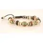 Embedded Medicine Bracelet Yoga Healing Beads Adjustable Wrist Mala Many Color Choices (Multi)