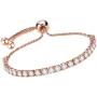 J.Fée Sterling Silver Bracelet, S925 Tennis Bracelet Sparkling 5A Cubic Zirconia Adjustable Bracelet for Women Girls to Mother Day, Exquisite Box