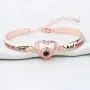 WUSUANED Aunt and Niece 100 Languages I Love You Bracelet The Love Between an Aunt and Niece is Forever Love Memory Jewelry WUSUANED Aunt and Niece 100 Languages I Love You Bracelet The Love Between an Aunt and Niece is Forever Love Memory Jewelry