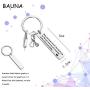 BAUNA Nurse Keychain Gift for Women Men Nursing Graduation Gift Nurse Appreciation Thank You Gift May You be Proud of The Work You Do The Person You are