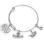 AZORA Graduation Gift Jewelry 2021 She Believed She Could So She Did Inspirational Charm Bracelet High School College Graduate Gifts for Her Senior Daughter Teens