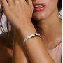Suyi Inspirational Bracelet for Women Personalized Gift Cuff Bracelet Mantra Engraved Birthday Bangle Bracelet