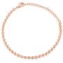 Blossom & Hue 3mm Diamond Cut Adjustable Beaded Ball Bracelet
