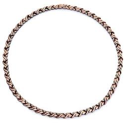 RainSo Womens Pure Copper Magnetic Therapy Necklace Pain Relief for Arthritis with Gift Box