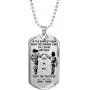 In The Dark Hour When The Demons Come Call On Me Brother And We Will Fight Them Together Custom Name Funny Necklace Jewellery Gifts Dogtag - Perfect Happy