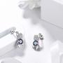 Aurora Tears Elephant Jewelry Women 925 Sterling Silver Earrings/Rings Crystal Cubic Zirconia Jewelry