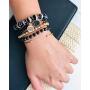 Kinsley Armelle Stone Collection - Raven Bracelet