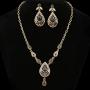 REDSTORM Bohemian Vintage Crystal Womens Jewelry Necklace Earring Set for Women & Bracelet Ring Set for Women