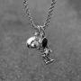Stainless Steel Magnetic Couple Pendant Necklaces | 2PCS Astronauts Spaceman Star | Lover Gifts Anniversary Jewelry for Men Women Boys Girls
