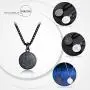 INRENG Athletes Sports Cross Pendant Necklace for Men Women Faith Prayer Inspiring Luke 1:37 Bible Verse on Back