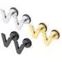 Initial Letter Earrings for Men Women, A-Z Cool Stud Earrings, Stainless Steel, Surgical Hypoallergenic Initial Letter Earrings for Men Women, A-Z Cool Stud Earrings, Stainless Steel, Surgical Hypoallergenic