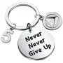 HOLLP Sobriety Keychain Sober 1/2/5 Years Anniversary Keychain Sobriety Jewelry Never Never Give Up Keychain Recovery Symbol Keychain HOLLP Sobriety Keychain Sober 1/2/5 Years Anniversary Keychain Sobriety Jewelry Never Never Give Up Keychain Recovery Symbol Keychain