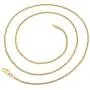 The Bling Factory 2mm 14k Yellow Gold Plated Twisted Rope Chain Necklace The Bling Factory 2mm 14k Yellow Gold Plated Twisted Rope Chain Necklace