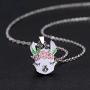 Cute Alpaca Necklace Animal Llama Jewelry Alpaca Stud Earrings Set