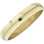 10k Yellow Gold Mens Ladies Unisex Ring Wedding Band 5MM Domed Plain Shiny Polished Traditional Fit (Available in Sizes 5 to 13) size 10