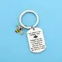 BEKECH Honey Bee Charm Keychain Perhaps the Bee Is More Honored Because of What She Does for Others Bee Jewelry Keyring Appreciation Gift for Teachers, Coworkers,Employees BEKECH Honey Bee Charm Keychain Perhaps the Bee Is More Honored Because of What She Does for Others Bee Jewelry Keyring Appreciation Gift for Teachers, Coworkers,Employees