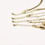 Multilayer Necklaces Anklet Set for Women Gold Plated Snake Link Chain Pendant Necklace Gifts for Girls Jewelry Set Multilayer Necklaces Anklet Set for Women Gold Plated Snake Link Chain Pendant Necklace Gifts for Girls Jewelry Set