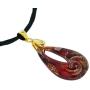 GlassOfVenice Gemma Murano Glass Necklace and Earrings Set - Red