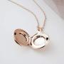 HONEYCAT Keepsake Locket Necklace in Gold, Rose Gold, or Silver | Minimalist, Delicate Jewelry