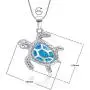 OneSight Blue Opal Sea Turtle Bracelet/Anklet/Necklace/Earring Sterling Silver Bracelets Jewelry for Women Gifts OneSight Blue Opal Sea Turtle Bracelet/Anklet/Necklace/Earring Sterling Silver Bracelets Jewelry for Women Gifts