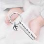 FUSTMW Midwife Gifts Fucking Great Midwife Keychain Nurse Midwife Thank You Gift for Doula with Baby Footprint Charm Midwife Graduation Gifts