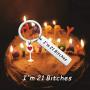 BEKECH 21st Birthday Gifts for Her Im 21 Bitch Keychain Celebrate Turning Twenty One 21st Birthday Gift Happy Birthday Jewelry 21st Birthday Party Fabulous Keepsake