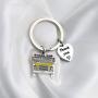 FUSTMW Thank You Gift for School Bus Driver Keychain Appreciation Gift End of The School Year Gift