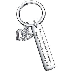 Loss Of Loved One Comfort Gift Those We Love Dont Go Away They Walk Beside Us Everyday Keychain