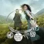 BLEOUK Outlander Gift Sasenach Inspired Jewelry Gift She Believed She Could So She Did Outlander Scottish Thistle Dragonfly Charm Bracelet BLEOUK Outlander Gift Sasenach Inspired Jewelry Gift She Believed She Could So She Did Outlander Scottish Thistle Dragonfly Charm Bracelet