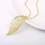 Leaf Long Pendant Necklace Handmade Trendy Filigree Bohemian Jewelry for Women Leaf Long Pendant Necklace Handmade Trendy Filigree Bohemian Jewelry for Women