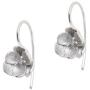 NOVICA .925 Sterling Silver Drop Earrings Petite Camellia