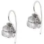 NOVICA .925 Sterling Silver Drop Earrings Petite Camellia