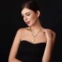U7 Boys Girls Crucifix Cross Necklace Platinum/Stainless/18K Gold Plated Polished/Vintage/CZ/St Benedict Medal Cross Crucifix Pendant with Chain