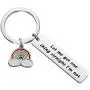 CENWA LGBTQ Gift LGBT Keychain Let Me Get One Thing Straight Im Not Rainbow Charm Jewelry Equality Gift Gay Pride Gift CENWA LGBTQ Gift LGBT Keychain Let Me Get One Thing Straight Im Not Rainbow Charm Jewelry Equality Gift Gay Pride Gift
