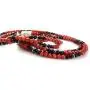 Masha Sterling Silver Necklace Bamboo Coral Black Onyx, Made in USA - Exclusive Southwestern Handmade Jewelry, 3 Strand 19'' in Length Masha Sterling Silver Necklace Bamboo Coral Black Onyx, Made in USA - Exclusive Southwestern Handmade Jewelry, 3 Strand 19'' in Length
