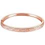 Lavencious Arts Design Bangle Bracelet Evening Party Bling Gold Plated Elegant Jewelry 7''