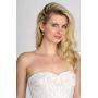 Mariell Wedding Necklace & Earrings CZ Jewelry Set with Dainty Freshwater Pearl for Bridesmaids & Brides