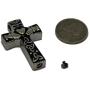 Lauren Annabelle Studio Cremation Jewelry Cross Celtic Claddagh Urn Stainless Steel Pendant Necklace for Men and Women Dad Mom