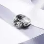 Etronik Cat Ring, Silver Animal Finger Open Rings,Lovely Valentines Gift for Girls Women Cat Lovers Jewelry Gifts（3 PCS）