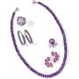 Ross-Simons Amethyst Bead Necklace With Sterling Silver