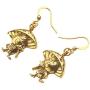 WEVENI Alloy Cute Mushroom Duck Earrings Dangle Silver Gold Plated Jewelry Dainty Gift for Girls Women Ladies
