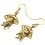 WEVENI Alloy Cute Mushroom Duck Earrings Dangle Silver Gold Plated Jewelry Dainty Gift for Girls Women Ladies