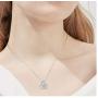 JUSTKIDSTOY Octopus Necklace for Women Girls 925 Sterling Silver Heart Pendant Octopus Jewelry for Sea Lover Birthday