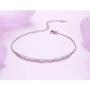 S925 Sterling Silver Morse Code Sterling Silver Bracelets Gift for Women