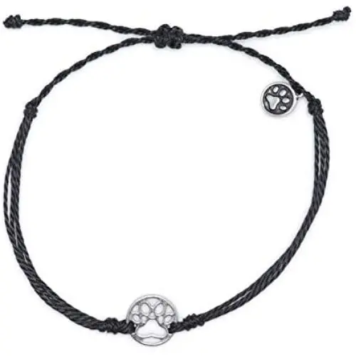 Tally Puppy String Bracelets for Women with Silver Paw Print Charm - Bracelet for Girls Dog Jewelry for Women Dog Lover Gifts Boys Bracelet Jewelry Men Adjustable Bracelet Tally Puppy String Bracelets for Women with Silver Paw Print Charm - Bracelet for Girls Dog Jewelry for Women Dog Lover Gifts Boys Bracelet Jewelry Men Adjustable Bracelet